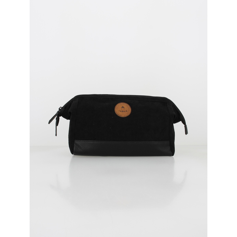Trousse de toilette unter den linden velours noir - Cabaïa