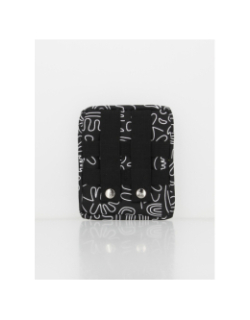 Pochette mini adventurer coursives noir - Cabaïa