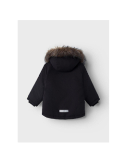 Parka marlin capuche amovible uni marine garçon - Name It