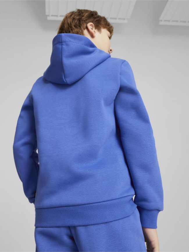 Sweat à capuche essential +2 fleece bleu garçon - Puma