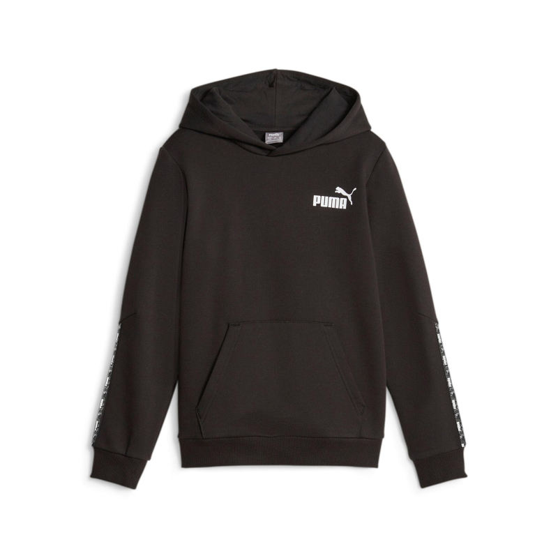 Sweat à capuche essential camo noir garçon - Puma