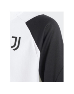 Sweat de football zippé juventus training blanc enfant - Adidas