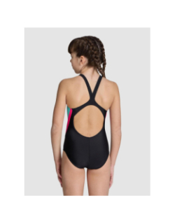 Maillot de bain swimsuit back panel noir fille - Arena