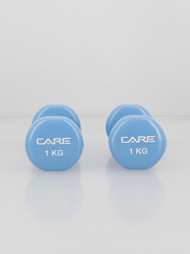 Haltère pvc 2X1kg bleu - Care