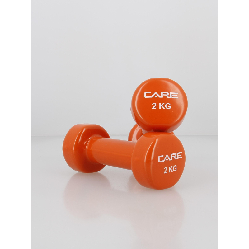 Haltère pvc 2kg x 2 orange - Care