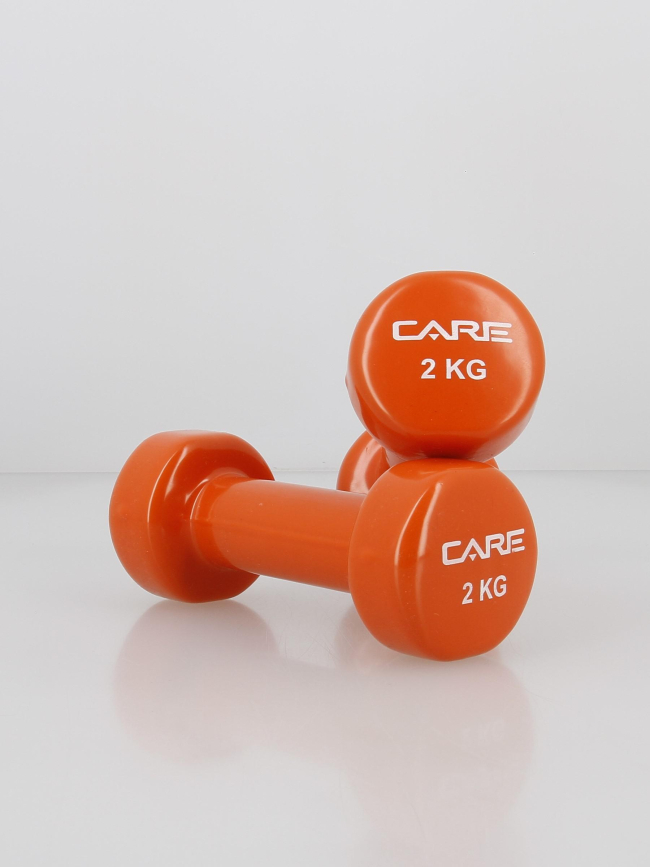 Haltère pvc 2kg x 2 orange - Care