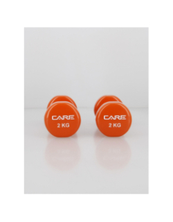 Haltère pvc 2kg x 2 orange - Care