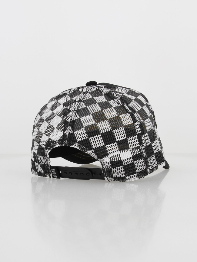 Casquette motif damier noir homme - Von Dutch