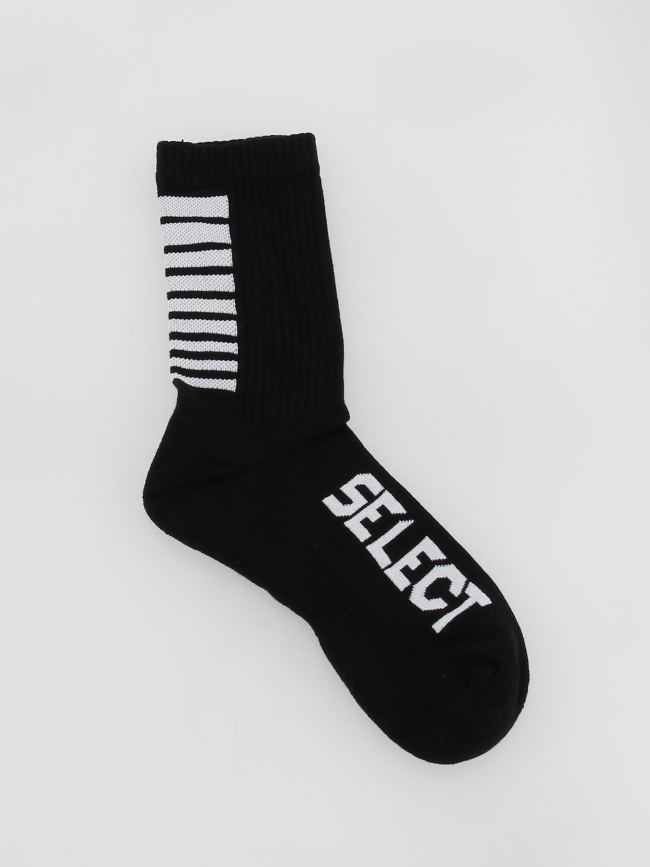 Chaussettes de sport rayées noir blanc - Select Sport