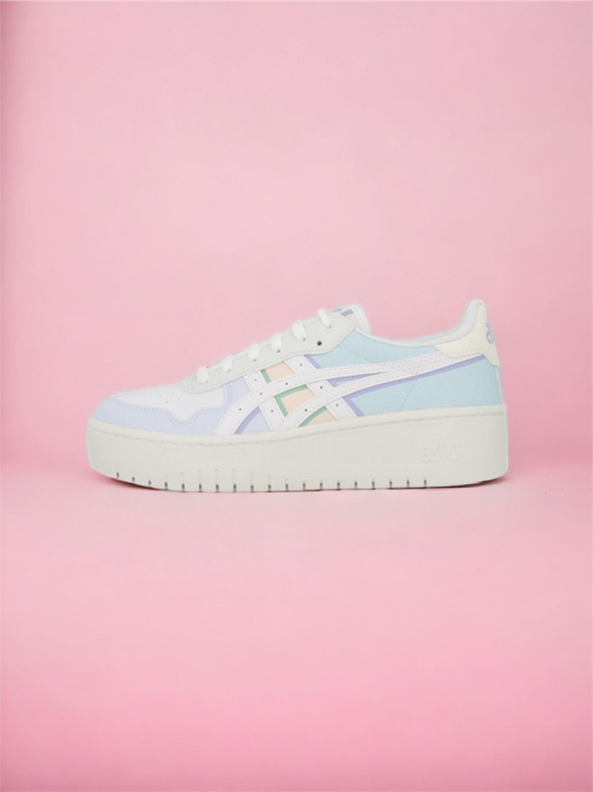 Baskets japan plateforme multicolore blanc femme - Asics