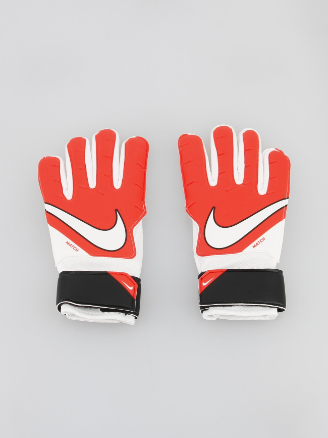 Gants de football match fa20 blanc orange - Nike