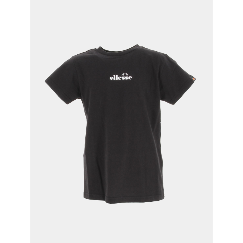 T-shirt uni valera noir garçon - Ellesse