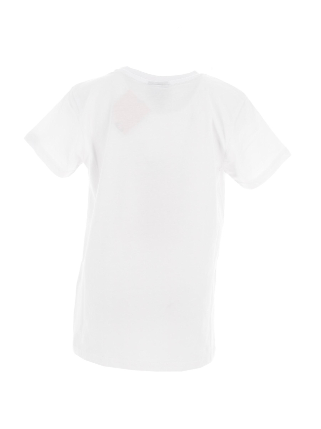 T-shirt uni valera blanc garçon - Ellesse