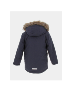 Parka marlin capuche amovible uni bleu marine garçon - Name It