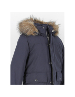 Parka marlin capuche amovible uni bleu marine garçon - Name It