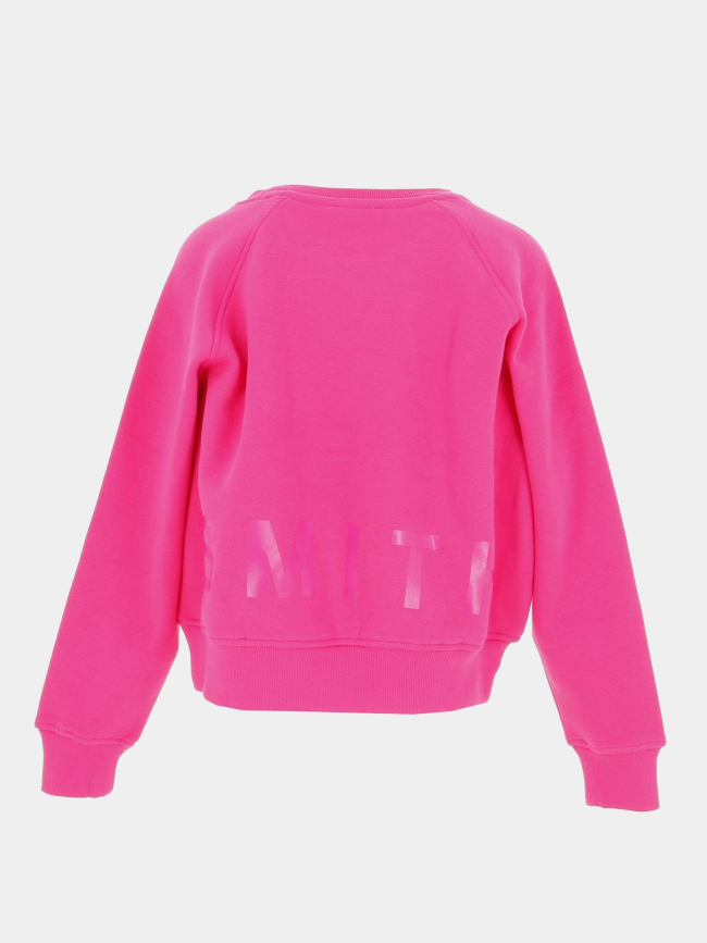 Sweat s-patti uni rose fille - Teddy Smith