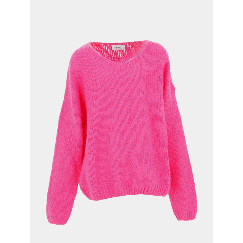 Pull en mohair col v molly rose fille - Teddy Smith