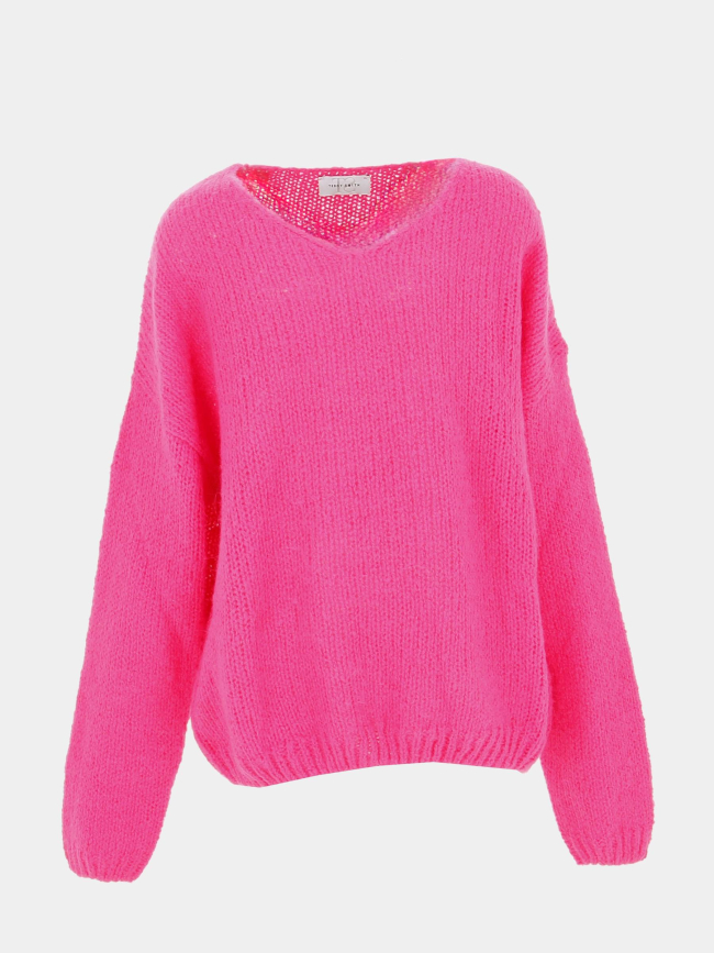 Pull en mohair col v molly rose fille - Teddy Smith