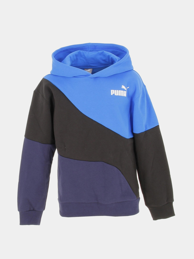 Sweat à capuche pp cat bleu garçon - Puma