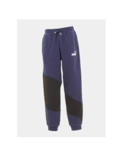 Jogging bicolore cat noir bleu marine garçon - Puma