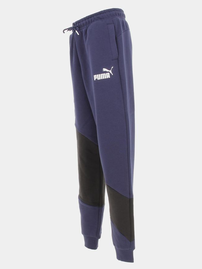 Jogging bicolore cat noir bleu marine garçon - Puma