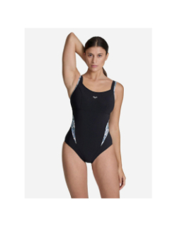 Maillot de bain bodylift chiara strap back noir femme - Arena