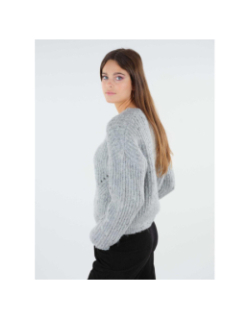 Pull laine morigane gris femme - Deeluxe