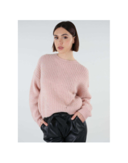 Pull laine morigane rose femme - Deeluxe