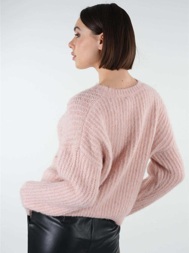 Pull laine morigane rose femme - Deeluxe