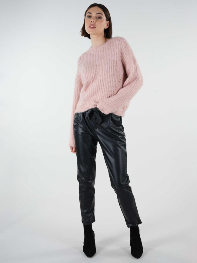 Pull laine morigane rose femme - Deeluxe