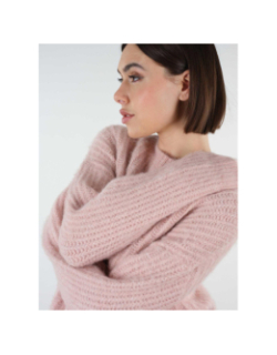 Pull laine morigane rose femme - Deeluxe