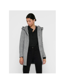 Manteau léger sedona gris chiné femme - Only