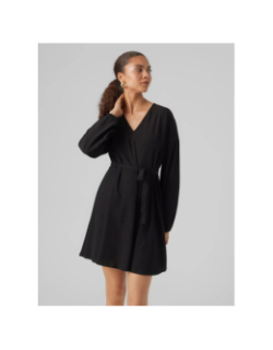 Robe courte naja ruban uni noir femme - Vero Moda