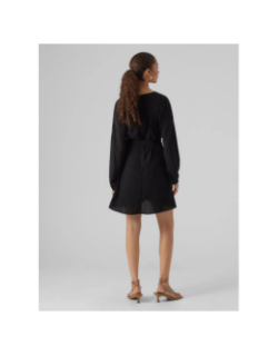 Robe courte naja ruban uni noir femme - Vero Moda