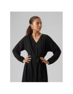 Robe courte naja ruban uni noir femme - Vero Moda