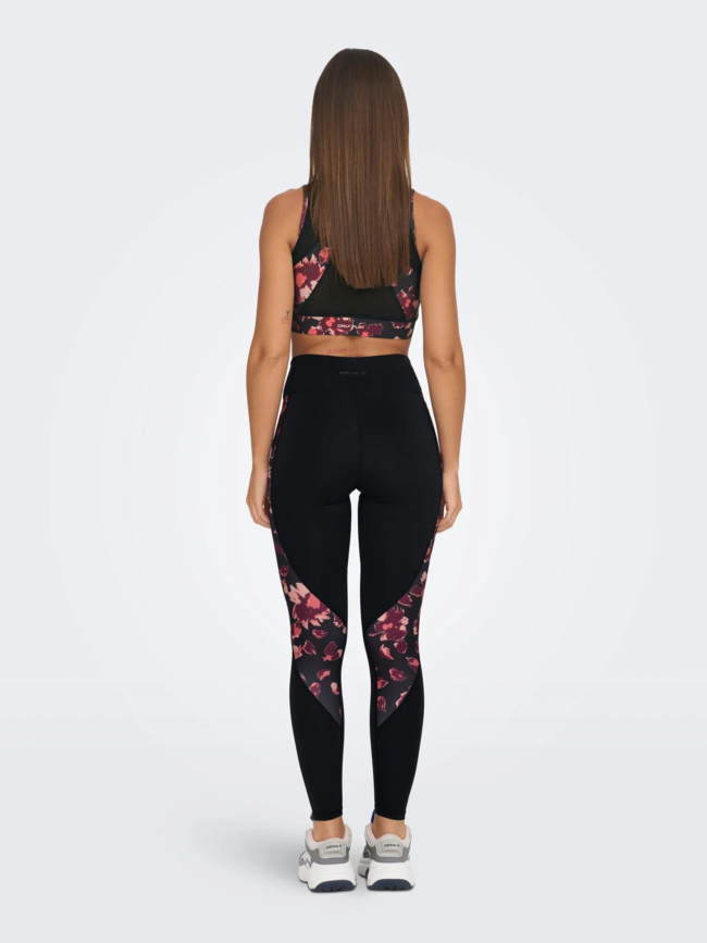 Legging jam lora 2 taille haute training noir femme - Only