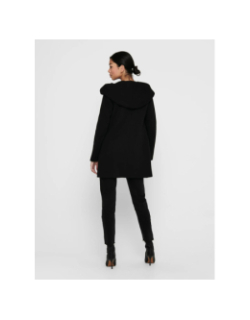 Manteau à capuche sedona light noir femme - Only