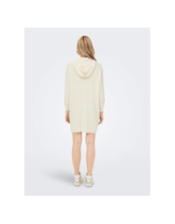 Robe sweat tessa carey naturel femme - Only