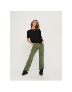 Pantalon cargo malfy taille haute kaki femme - Only