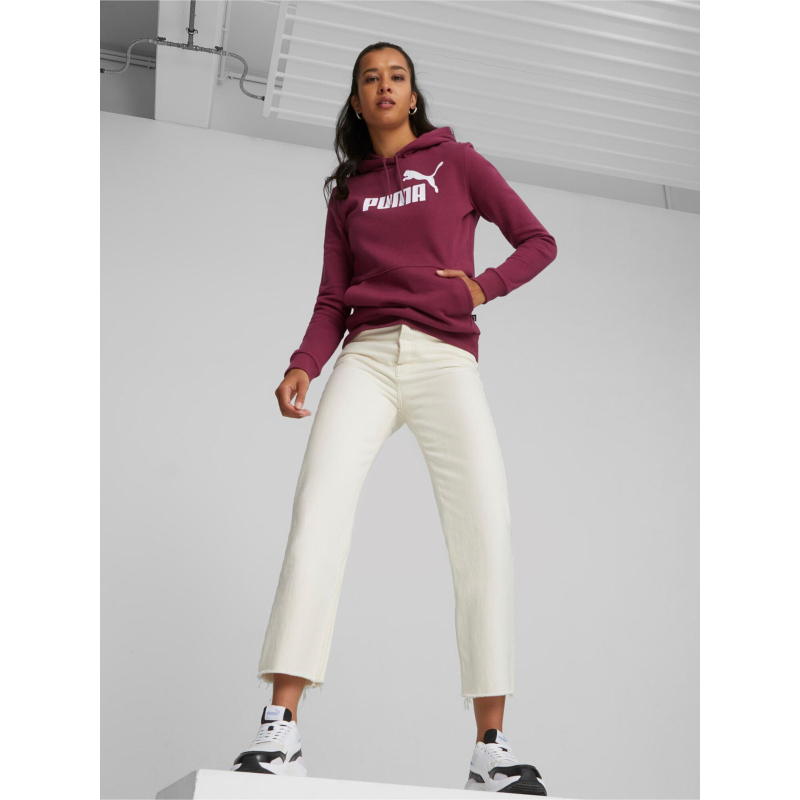 Pull puma femme bordeaux on sale