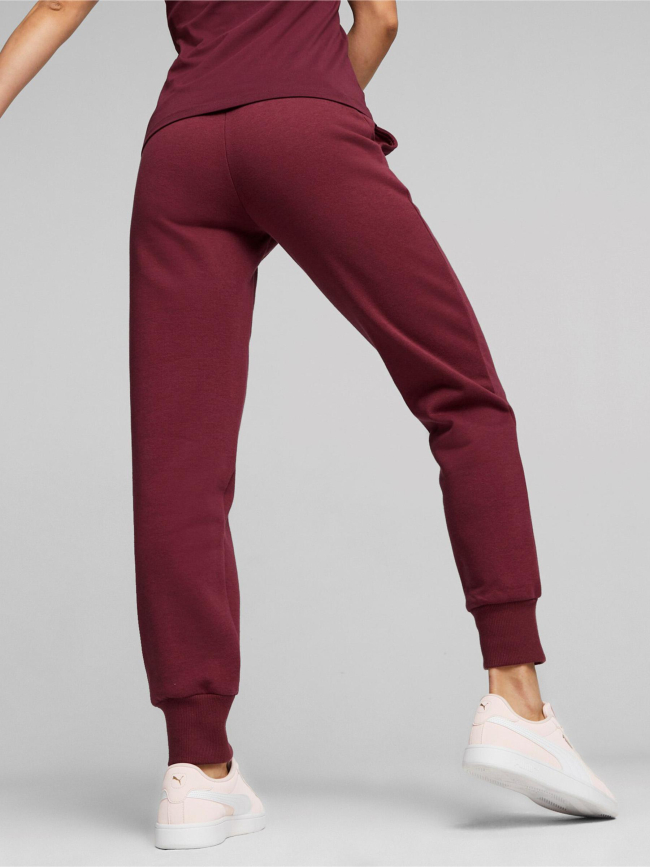 Pantalon de survêtement essential bordeaux femme - Puma