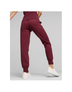 Pantalon de survêtement essential bordeaux femme - Puma