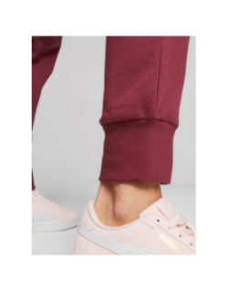 Pantalon de survêtement essential bordeaux femme - Puma