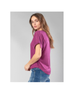 T-shirt bibou berry violet femme - Le Temps Des Cerises