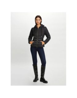 Doudoune matelassée geyael doré/noir femme - Morgan