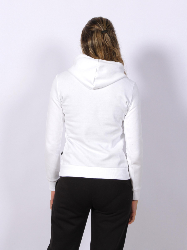 Sweat à capuche essential lab logo imprimé blanc femme - Puma