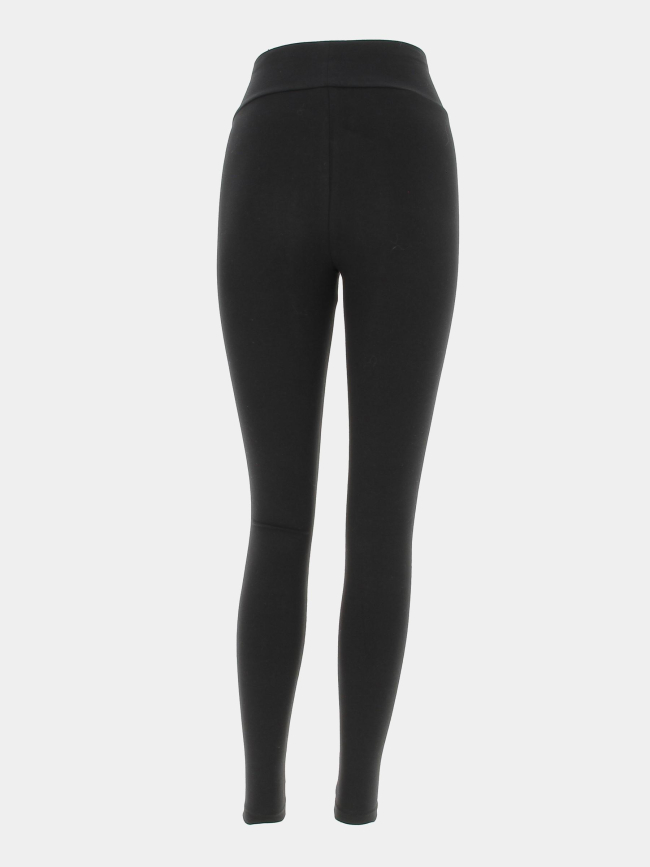 Legging pomi taille haute bande rouge noir femme - Only