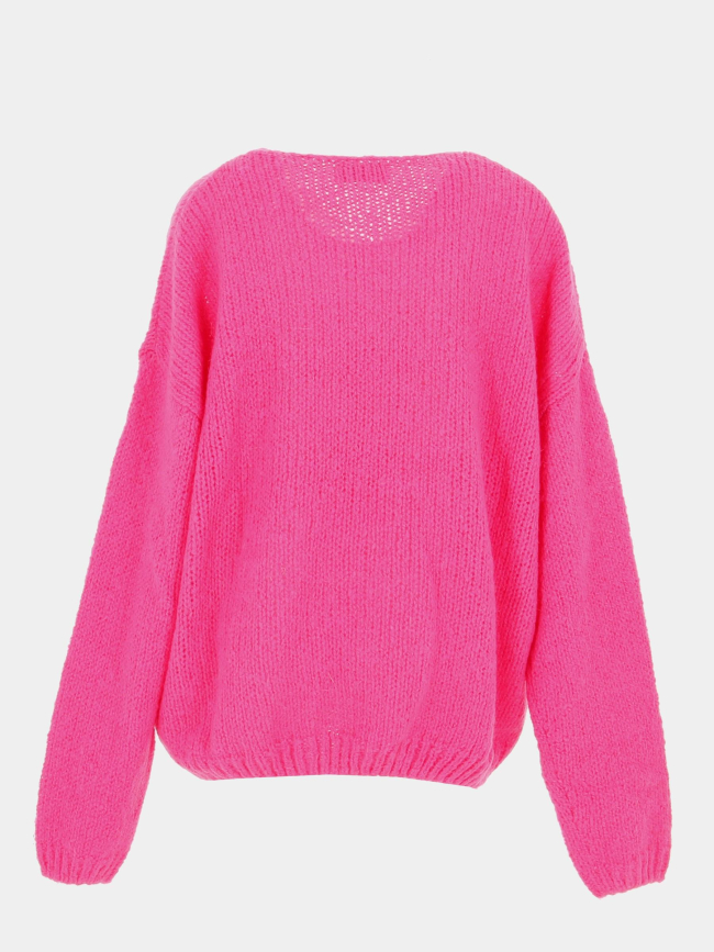 Pull en mohair col v molly rose fille - Teddy Smith