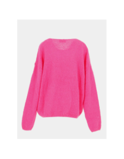 Pull en mohair col v molly rose fille - Teddy Smith