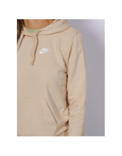 Sweat à capuche nsw club beige femme - Nike